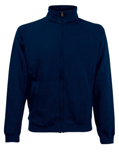 Fruit of the Loom, Classic Sweat Jacket, klasični muški duks na zakopčavanje, tamno teget, 2XL