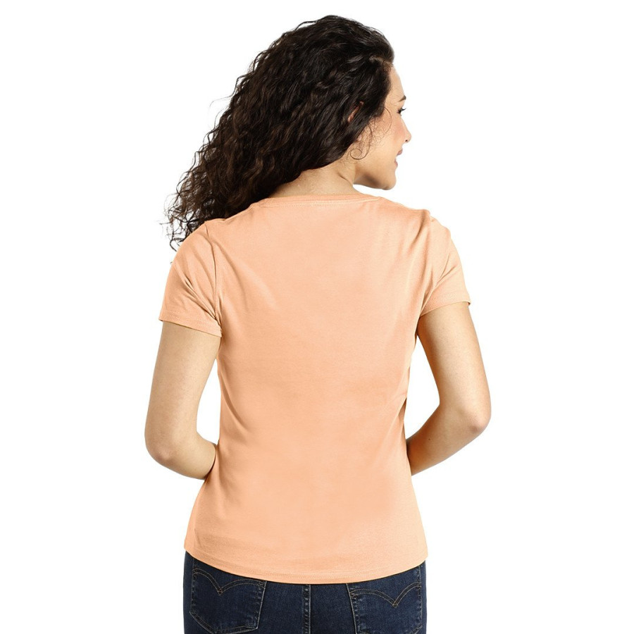 TERRA LADY, organic combed cotton t-shirt, 150 g/m2, coral
