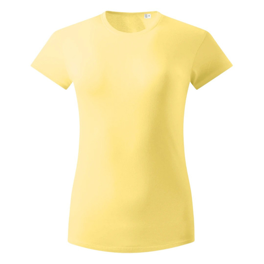 TERRA LADY, organic combed cotton t-shirt, 150 g/m2, light yellow
