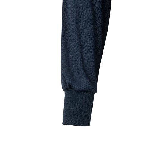 VL VULCAN. Two-tone bird-eye polo shirt (160g/m²) with long sleeves, in polyester (100%)