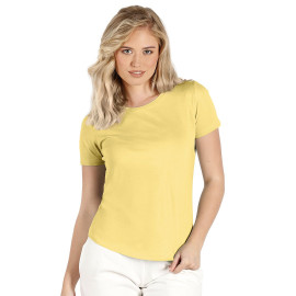 TERRA LADY, organic combed cotton t-shirt, 150 g/m2, light yellow