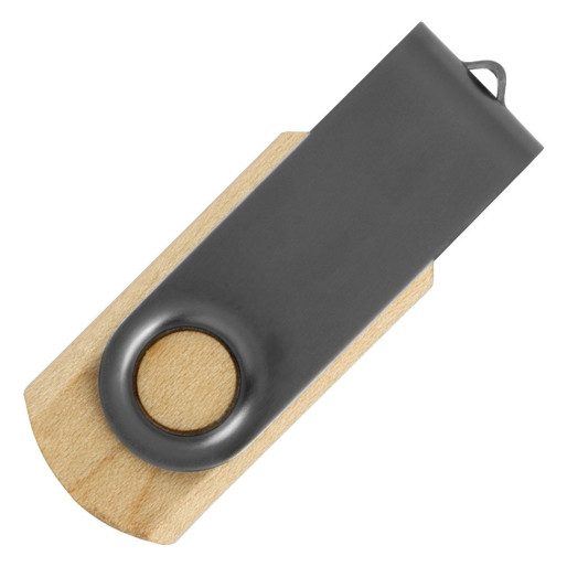 SMART WOOD 3.0, usb flash memorija, siva, 128GB