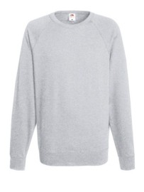 Fruit of the Loom, Lightweight Raglan Sweat, Men's Classic Hoodie, Ash Gray, 2XL
