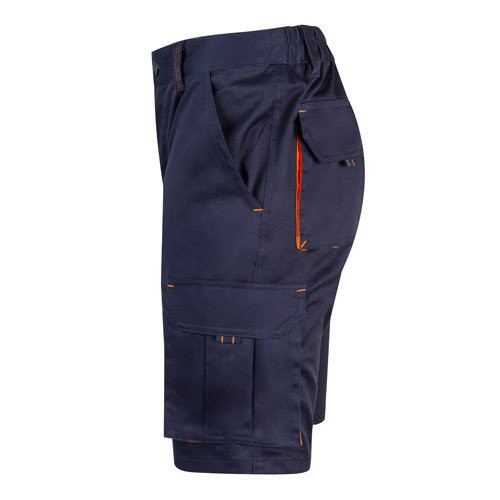 VL HEMERA. Dvobojne rastegljive bermude sa više džepova (240g/m²), od pamuka (46%), EME (38%) i poliestera (16%)