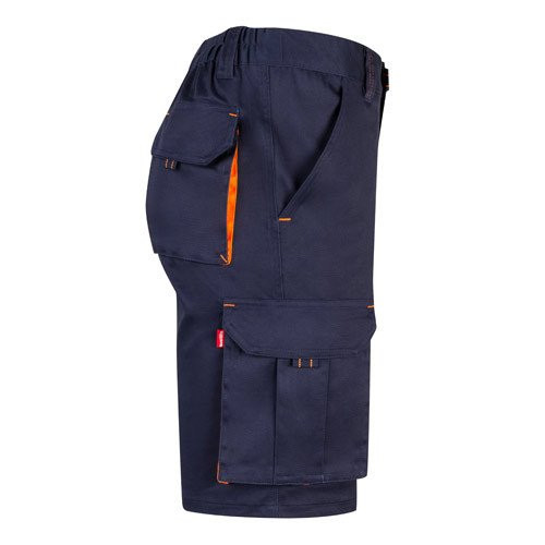 VL HEMERA. Dvobojne rastegljive bermude sa više džepova (240g/m²), od pamuka (46%), EME (38%) i poliestera (16%)