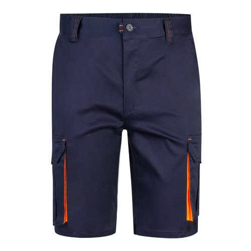 VL HEMERA. Dvobojne rastegljive bermude sa više džepova (240g/m²), od pamuka (46%), EME (38%) i poliestera (16%)