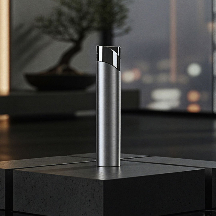 DIVA, metalni upaljač, srebrni