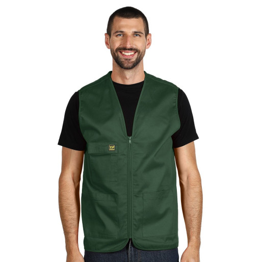 DERBY, workwear vest, forest green