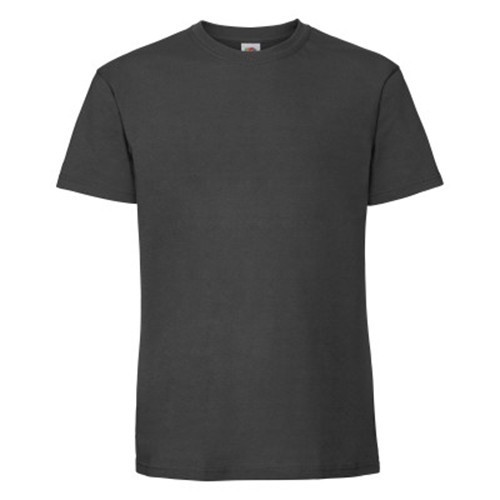 Fruit of the Loom, Iconic Ringspun Premium T, men's T-shirt, light graphite, XL