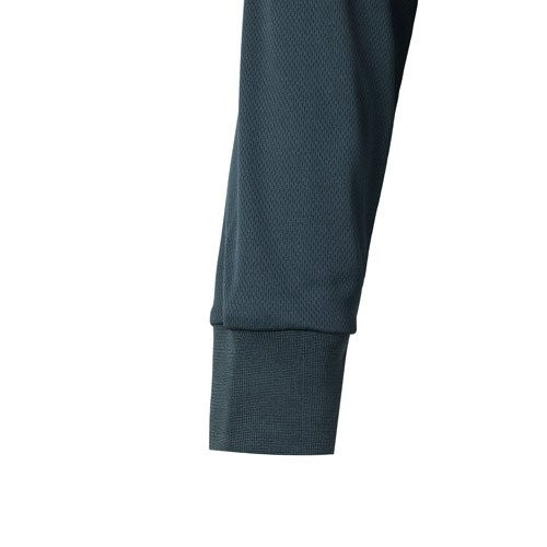 VL VULCAN. Bird-eye dvobojna polo majica (160g/m²) sa dugim rukavima, od poliestera (100%)