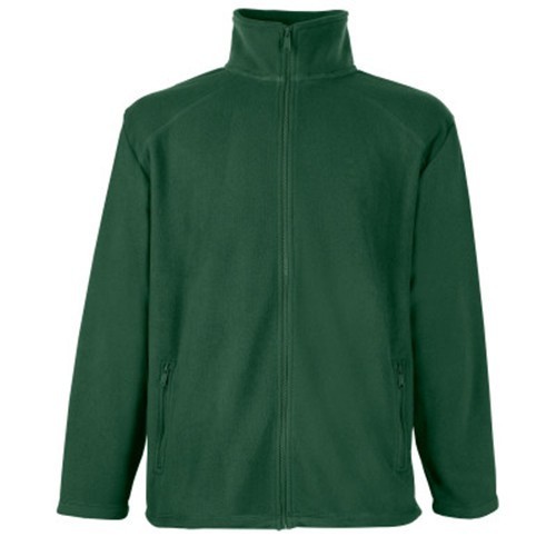 Fruit of the Loom, Full Zip Fleece, muški flis flis, šumsko zelena, S