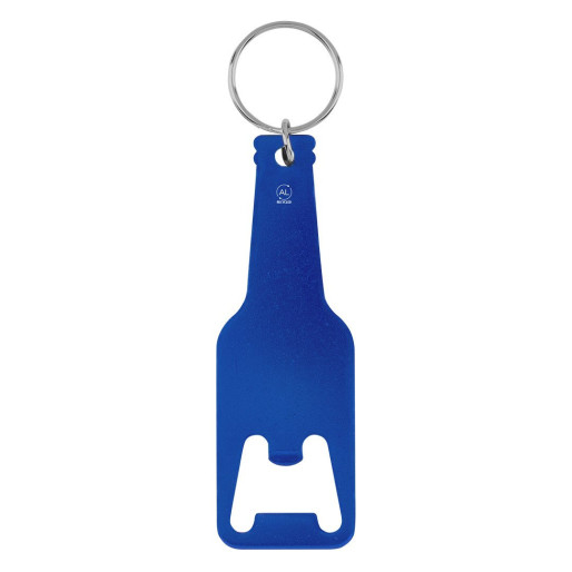 FIZZ, key holder with bottle opener, royal blue