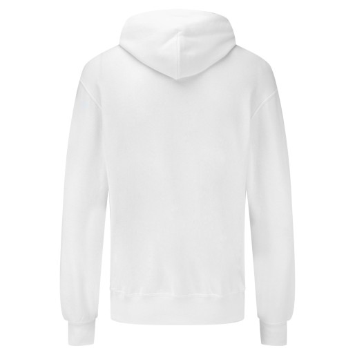 Fruit of the Loom, CLASSIC HOODED BASIC SWEAT, duks sa kapuljačom, bela
