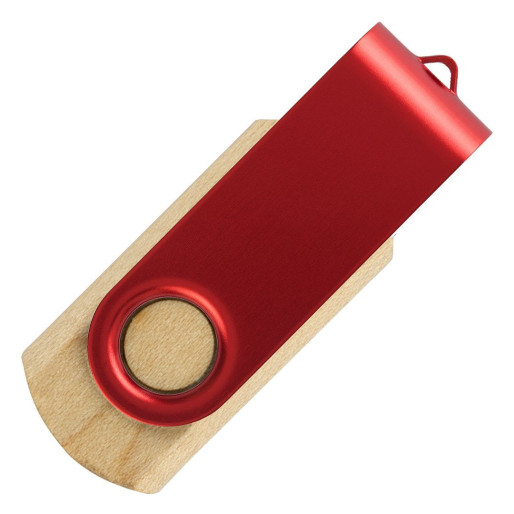 SMART WOOD 3.0, usb flash memorija, crvena, 128GB