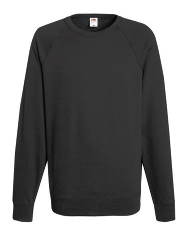 Fruit of the Loom, Lightweight Raglan Sweat, Men's Classic Hoodie, Light Graphite, L
