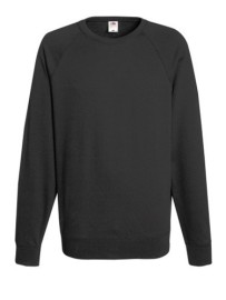 Fruit of the Loom, Lightweight Raglan Sweat, Men's Classic Hoodie, Light Graphite, XL
