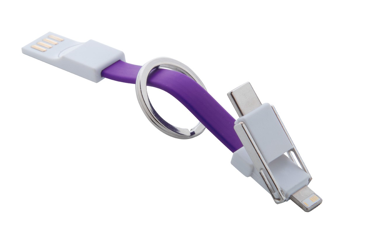 Hedul keyring USB charger cable