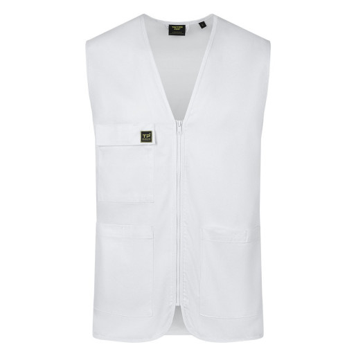 DERBY, workwear vest, white