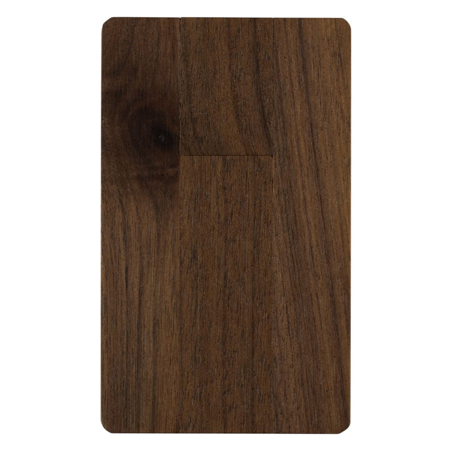 CREDIT CARD WOOD, usb flash memorija, braon, 64GB