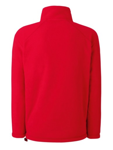 Fruit of the Loom, Full Zip Fleece, male polar fleece, red, L