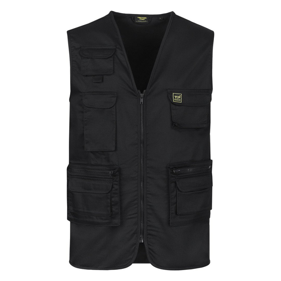 TRIGGER, workwear vest, black