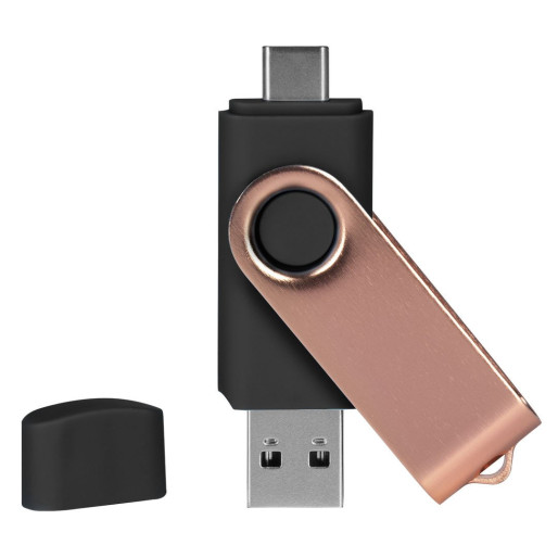 SMART C ROSE GOLD 3.0, usb flash memorija, crni, 128GB