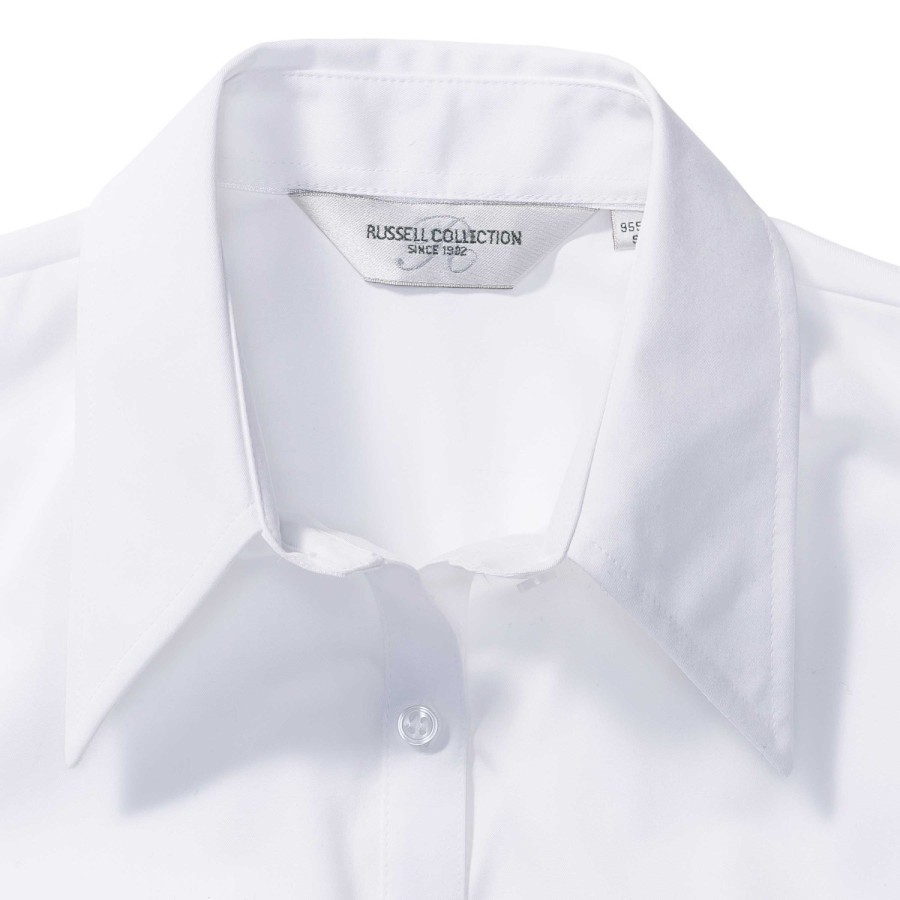 RUSSELL ženska košulja sa kratkim rukavima TENCEL FITTED