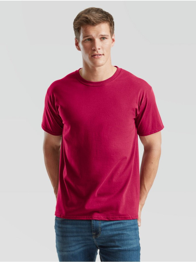 Fruit of the Loom, Iconic Ringspun Premium T, muška majica kratkih rukava ,svetla burgundi, M