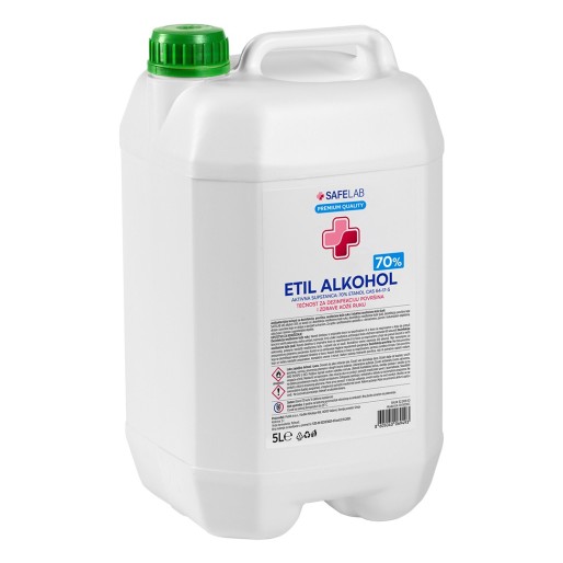 ETIL ALKOHOL 70% 5000C, etil alkohol 70%, zeleni