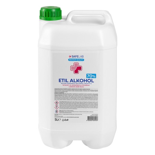 ETIL ALKOHOL 70% 5000C, etil alkohol 70%, zeleni