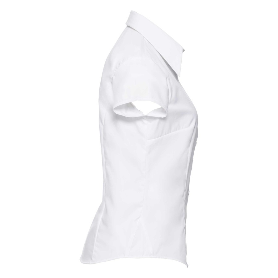 RUSSELL ženska košulja sa kratkim rukavima TENCEL FITTED