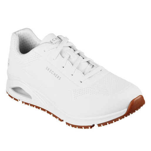 UNO SR, women`s low cut work sneakers with esd function, white