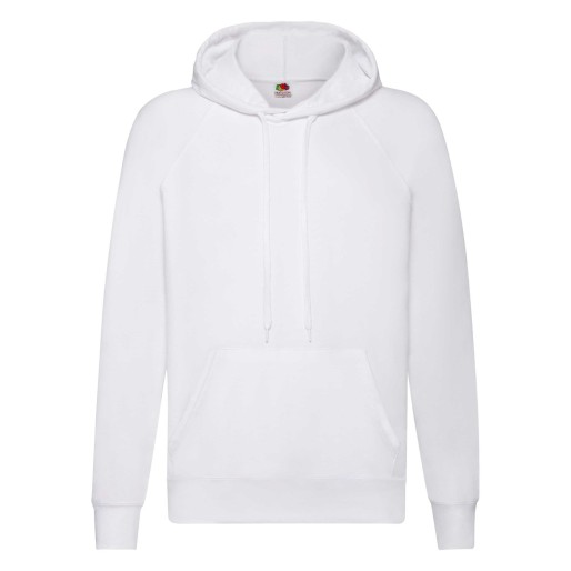 Fruit of the Loom, Lightweight Hooded Sweat, muški duks sa kapuljačom, bela , S