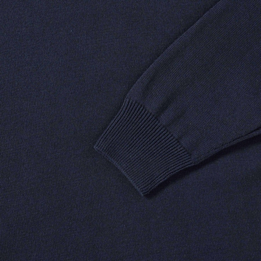 RUSSELL muški štrikani džemper, okrugli okovratnik