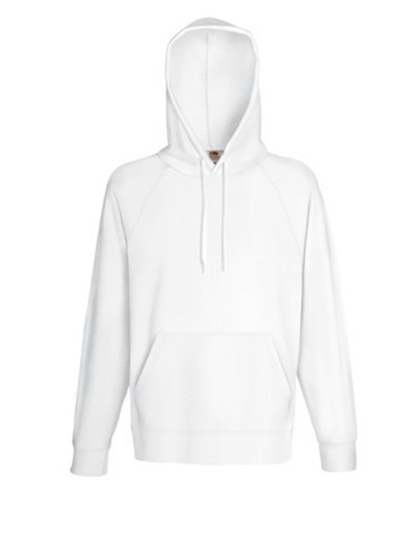 Fruit of the Loom, Lightweight Hooded Sweat, muški duks sa kapuljačom, bela , XL
