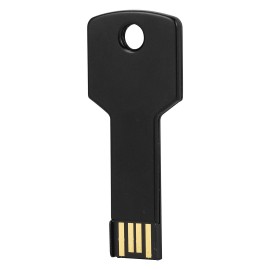 ALU KEY, usb flash memorija u metalnom kucištu, crni, 4GB