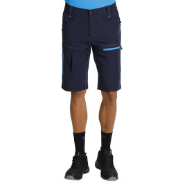 PANTHER BERMUDA, elastic work bermuda, blue