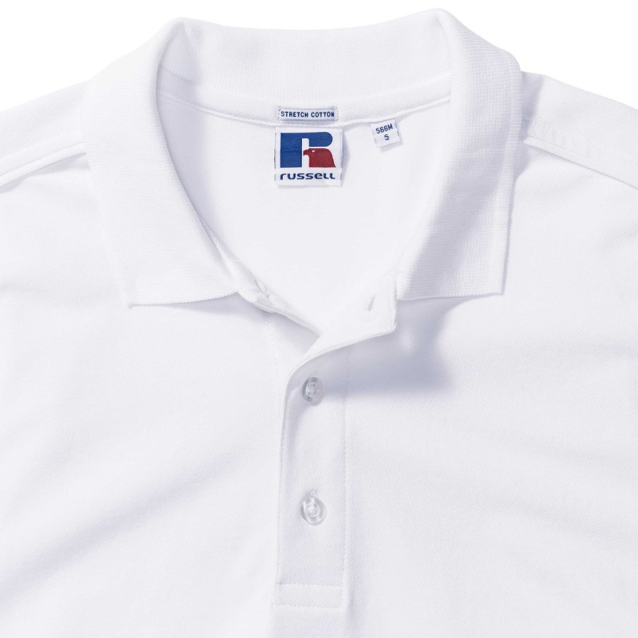 RUSSELL men's STRETCH POLO