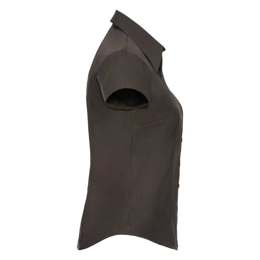 RUSSELL ženska košulja sa kratkim rukavima TENCEL FITTED