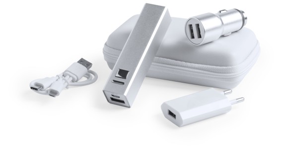 Tilmix USB charger and power bank set