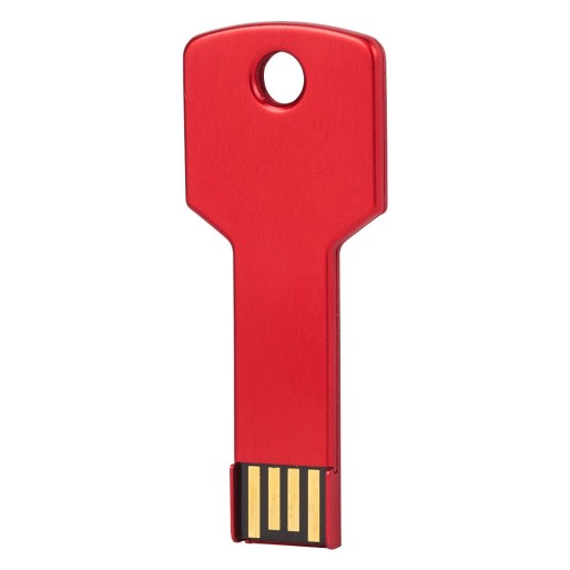 ALU KEY, usb flash memorija u metalnom kucištu, crveni, 4GB