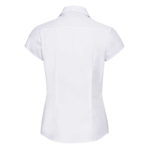 RUSSELL women's SS Pol-Cot Fit Ppln Shirt