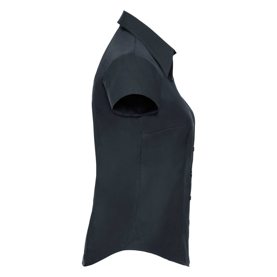 RUSSELL ženska košulja sa kratkim rukavima TENCEL FITTED