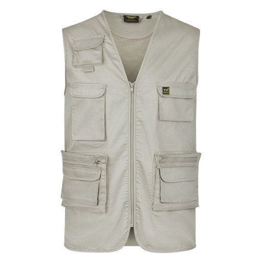 TRIGGER, workwear vest, beige