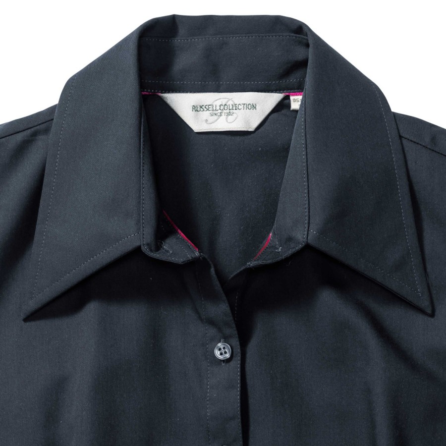 RUSSELL TENCEL FITTED Women's Short Sleeve Shirt