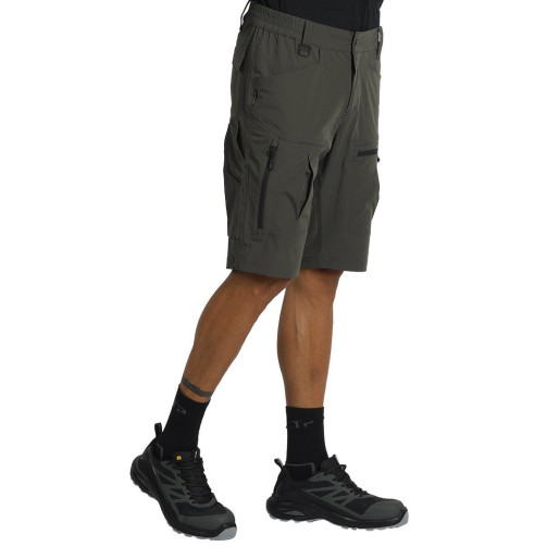 PANTHER BERMUDA, elastične radne bermude, maslinasta