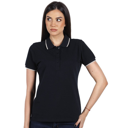 ATLANTIC LADY, women's polo shirt, 190 g/m2, blue