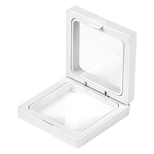 SPACE, plastic gift box, white