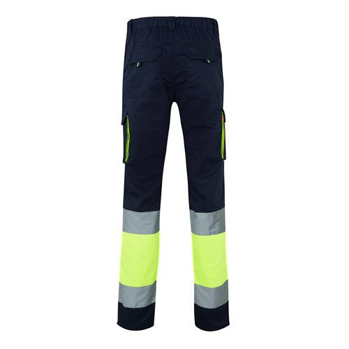 VL ZEUS LARGE. Rastegljive pantalone u dve boje sa više džepova (240g/m²), od pamuka (46%), EME (38%) i poliestera (16%)