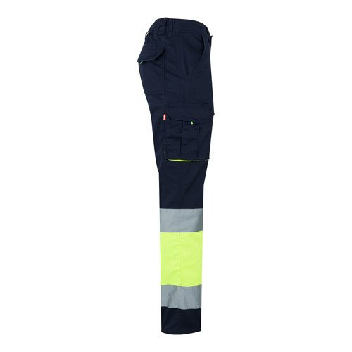 VL ZEUS LARGE. Rastegljive pantalone u dve boje sa više džepova (240g/m²), od pamuka (46%), EME (38%) i poliestera (16%)